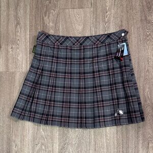 NWT Beetlejuice pleated plaid uniform skirt women’s sz XXL
